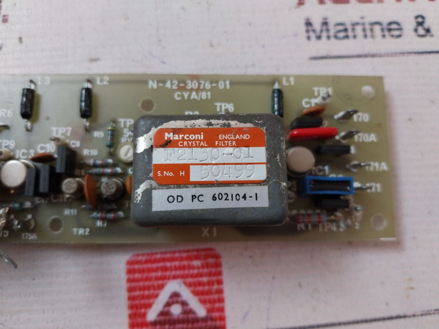 N-42-3076-01 Cya/81 Pcb Card