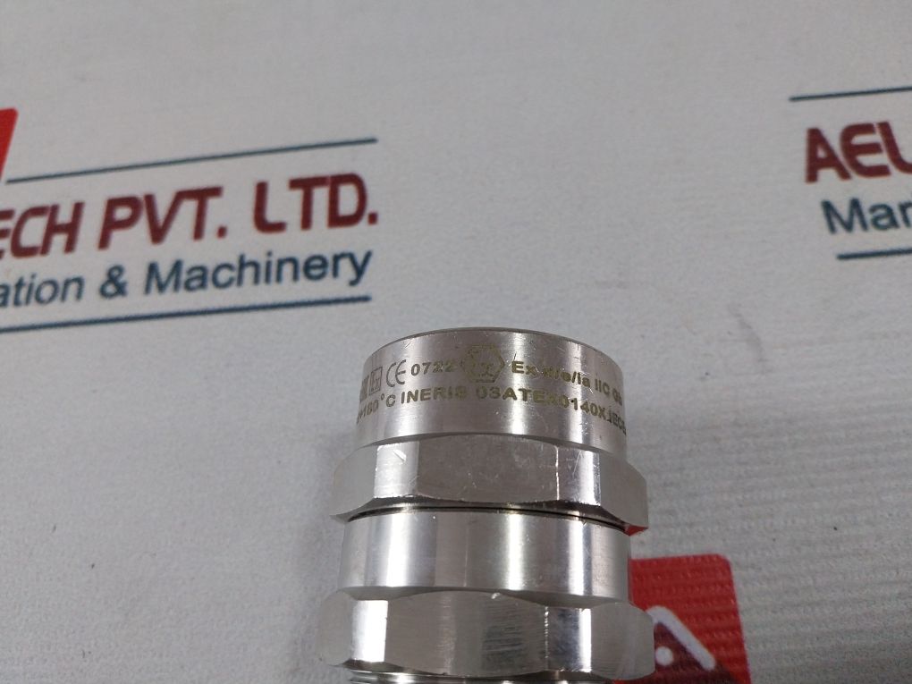 N.Asp I-20090 Brass Cable Gland M32 Nickel Finished Kit