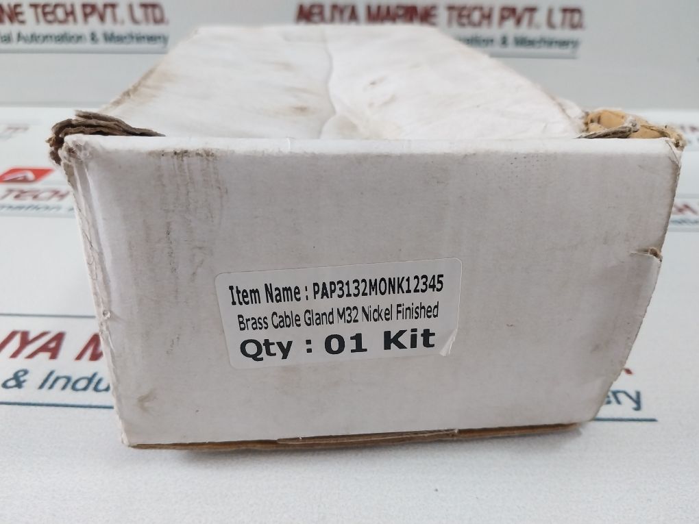 N.Asp I-20090 Brass Cable Gland M32 Nickel Finished Kit