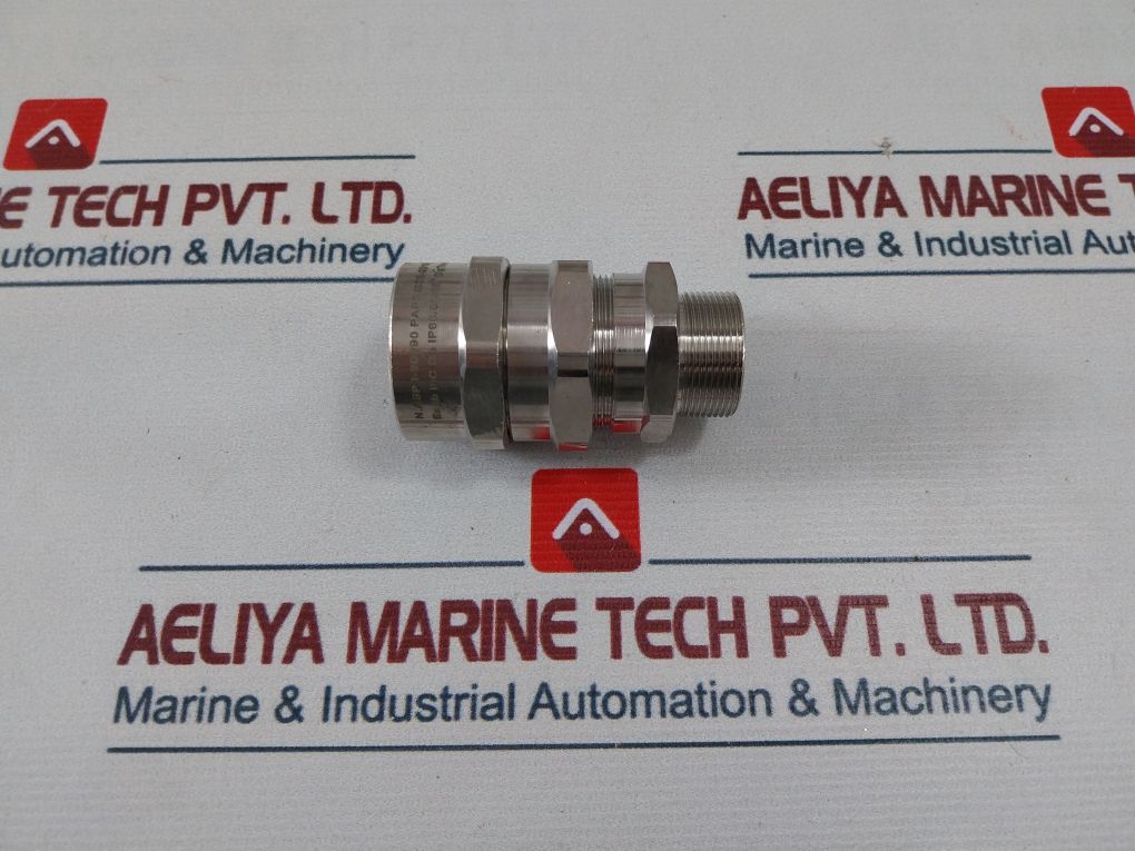 N.Asp I-20090 Brass Cable Gland M32 Nickel Finished Kit