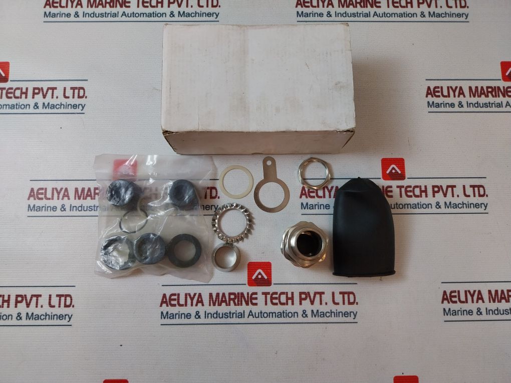 N.Asp I-20090 Brass Cable Gland M32 Nickel Finished