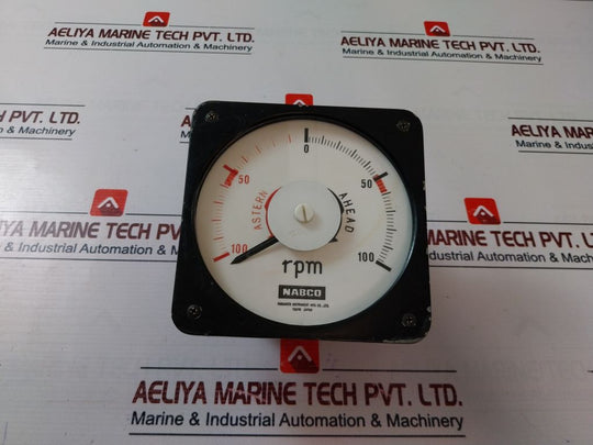 Nabco Astern 100-0-100 Ahead Rpm Meter 74750142-01