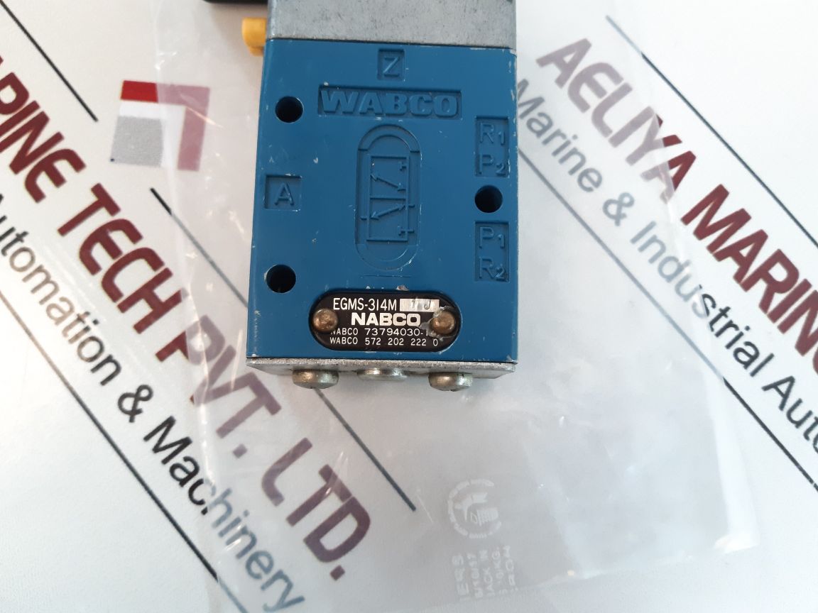 Nabco wabco egms-314m 1j solenoid valve