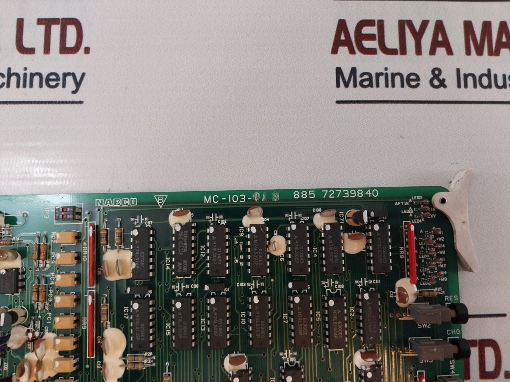 Nabco Mc-103-01B Printed Circuit Board Ctr 292 V2-1B