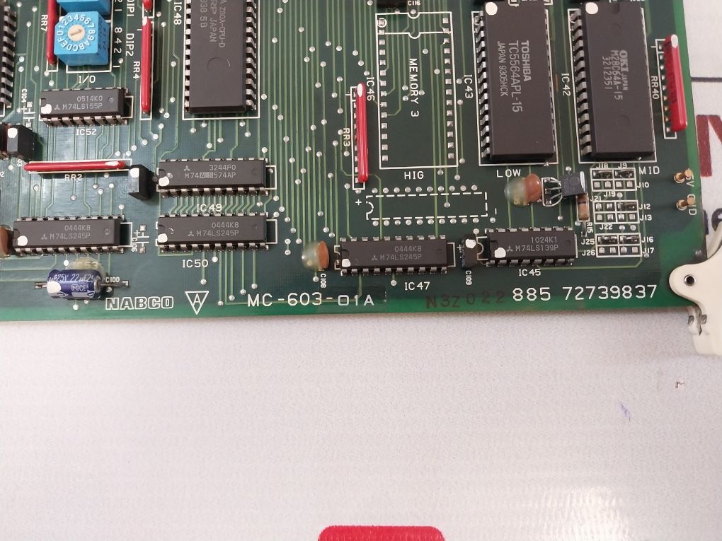 Nabco Mc-603-01A Printed Circuit Board N3Z022