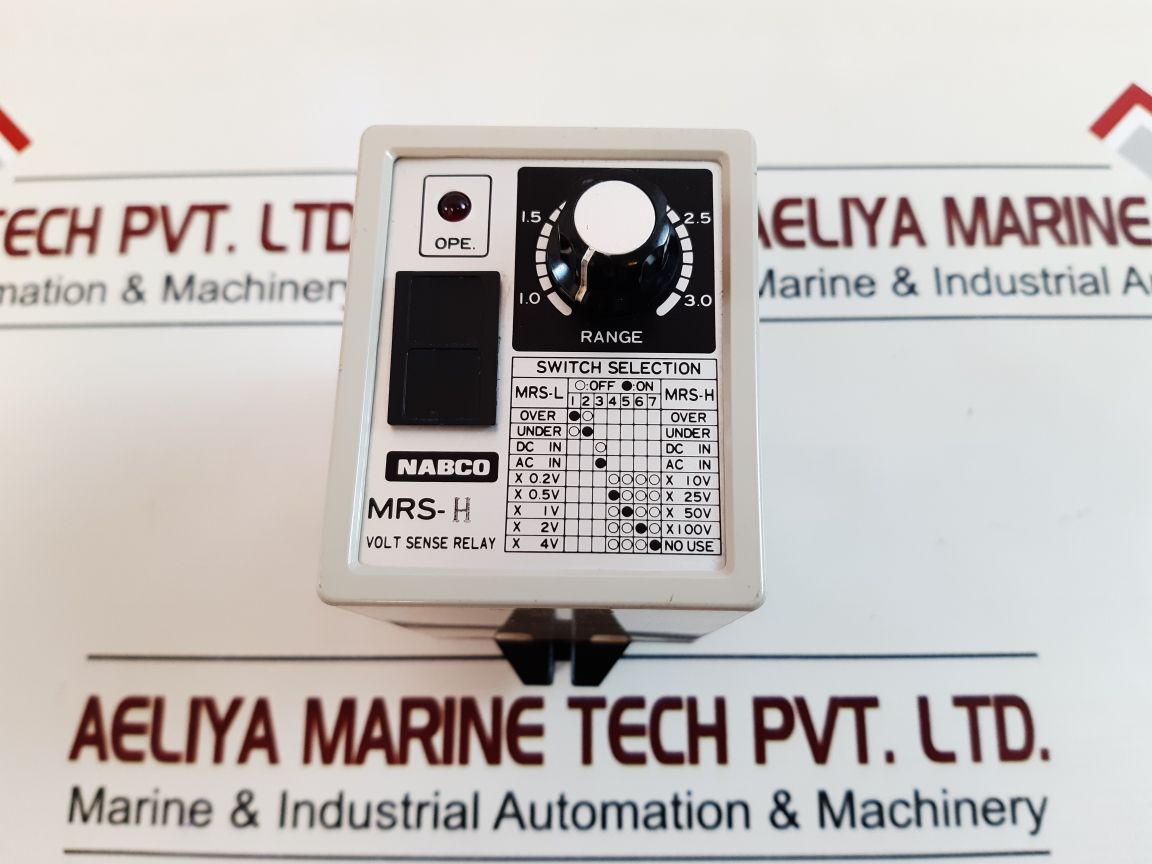 Nabco Mrs-h Volt Sense Relay