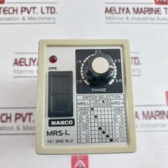 Nabco Mrs-l Volt Sense Relay Dc24V
