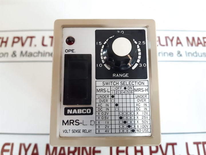 Nabco Mrs-ld Volt Sense Relay
