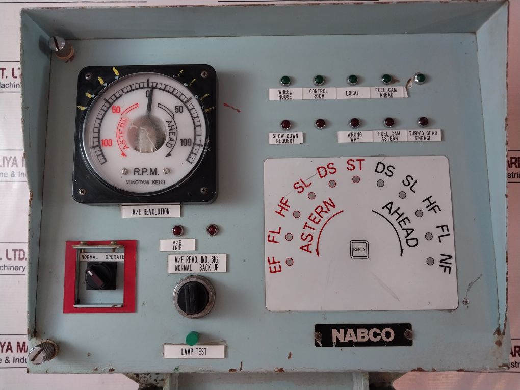 Nabco Nk 356 Revolution Indicator Receiver 10 V 5 Ma