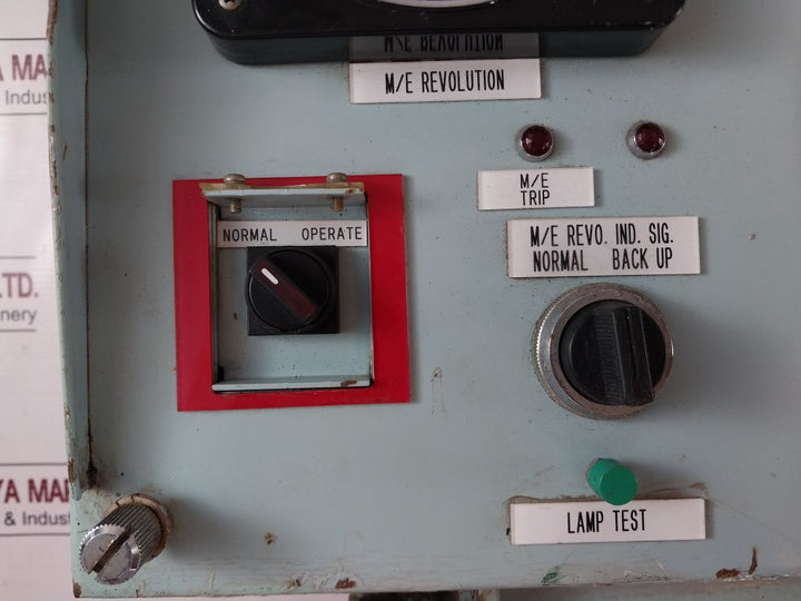 Nabco Nk 356 Revolution Indicator Receiver 10 V 5 Ma