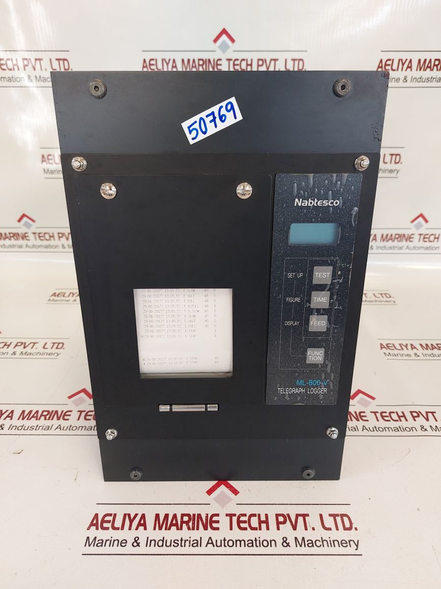 Nabtesco Ml-800-v Telegraph Logger