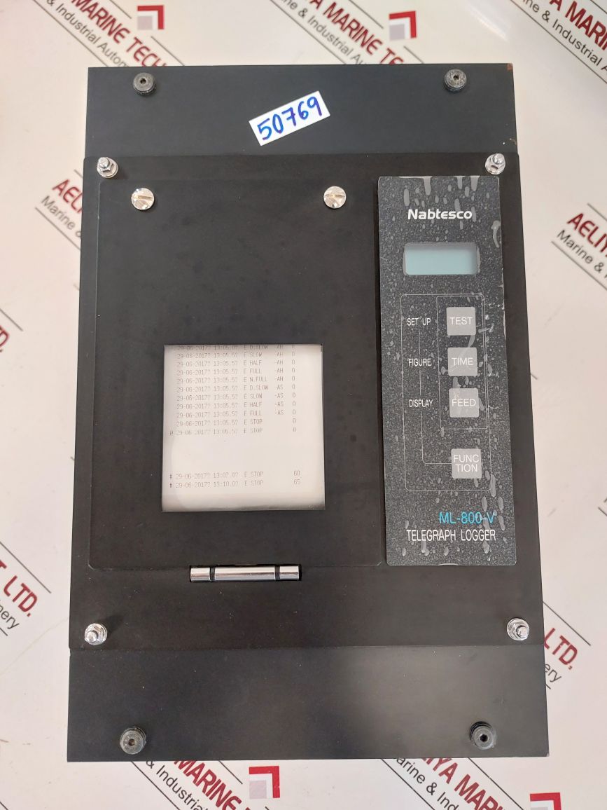 Nabtesco Ml-800-v Telegraph Logger
