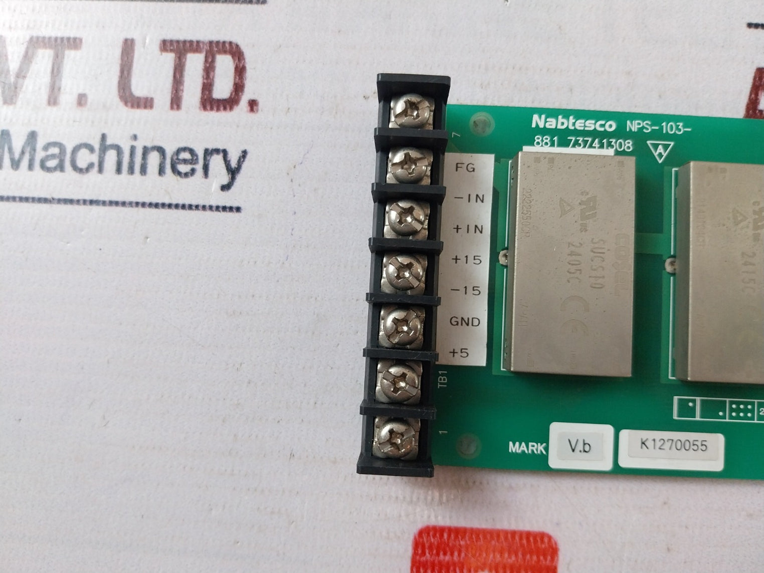 Nabtesco Nps-103-881 73741308 Printed Circuit Board 