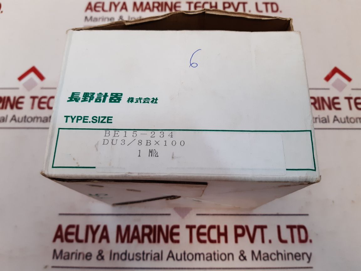 Nagano Keiki Be15-234 Pressure Sensor Switch Gauge