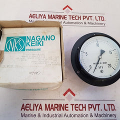 Nagano Keiki Gr16-251 Pressure Gauge 20~100 Kpa