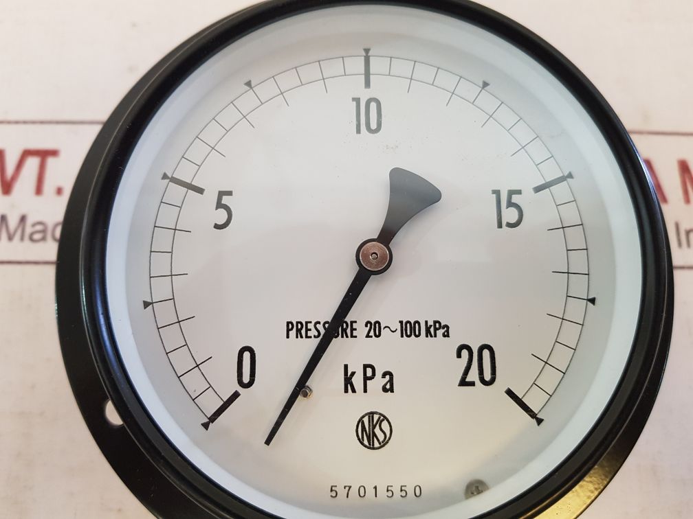 Nagano Keiki Gr16-251 Pressure Gauge 20~100 Kpa