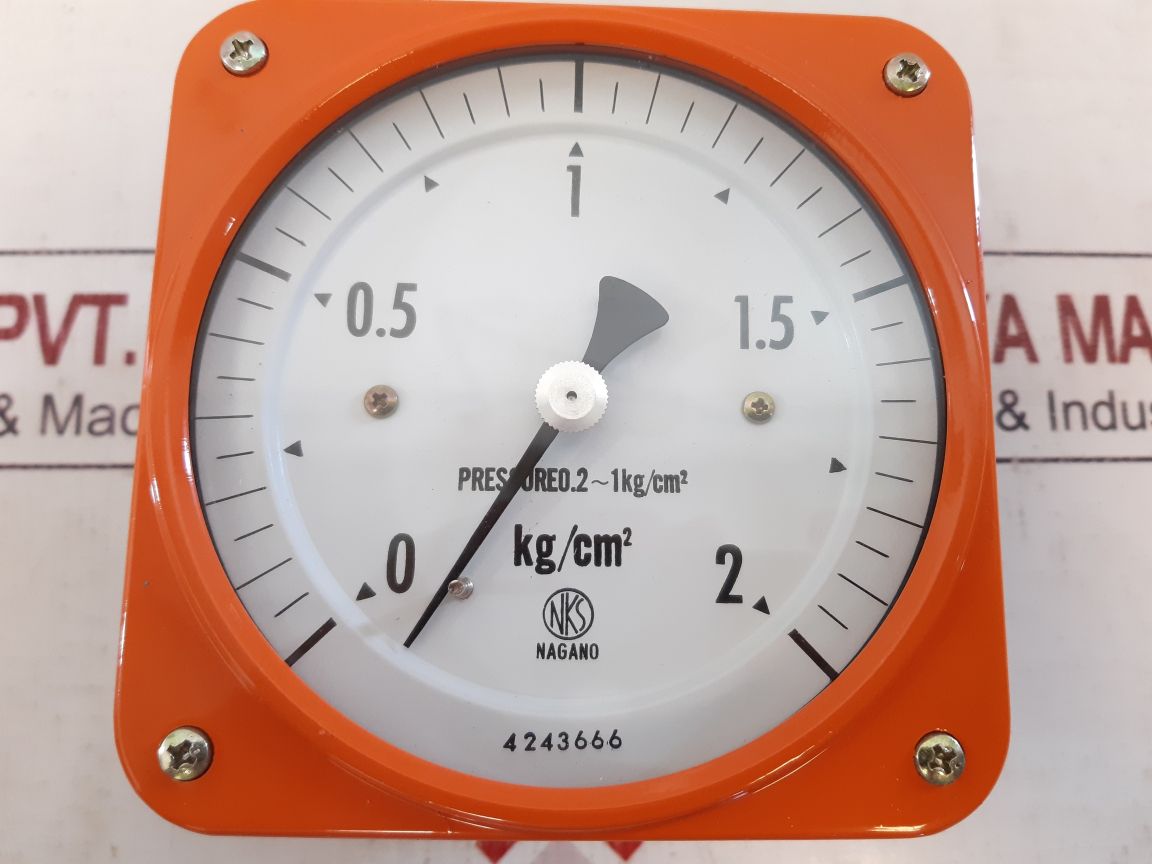 Nagano Keiki Gr19-151 Pressure Gauge