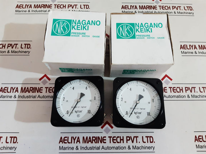 Nagano Keiki Gr19-151 Pressure Sensor Switch Gauge 0-10 Kgf/Cm2
