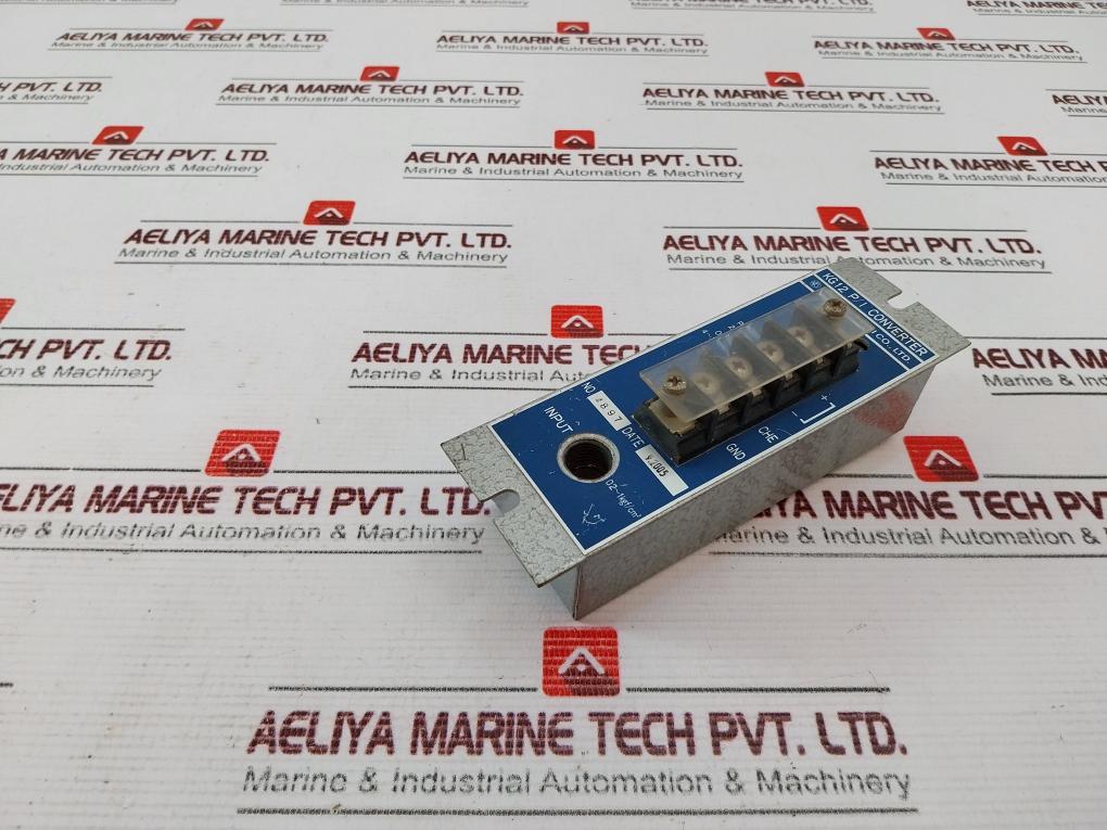Nagano Keiki Kg12 P/I Converter 24V Dc