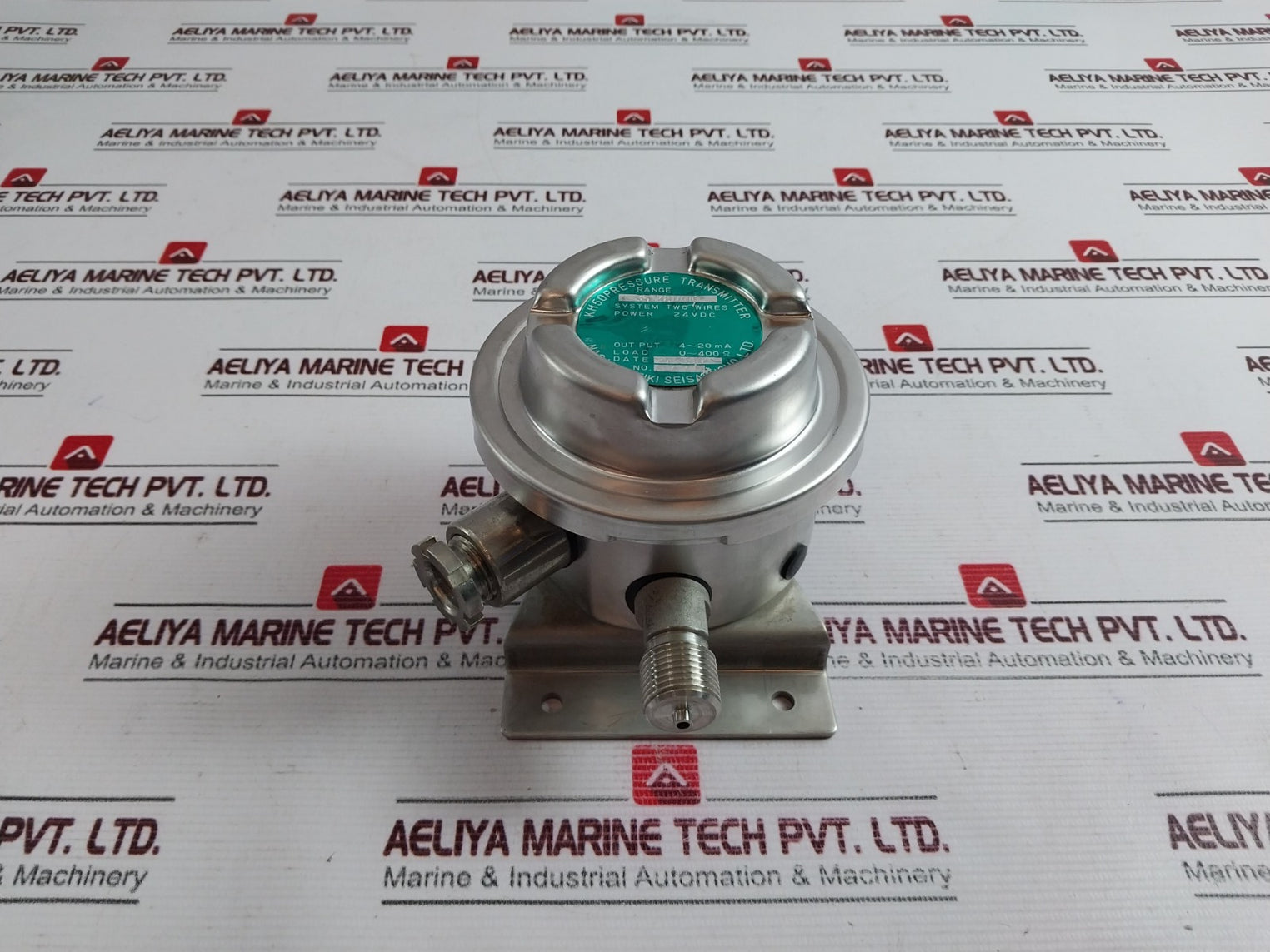 Nagano Keiki Kh50 Pressure Transmitter 35 Kgf/Cm2, 24Vdc