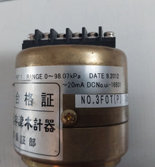 Nagano Keiki Kl76-s19 Pressure Sensor Switch Gauge 0~98.07Kpa