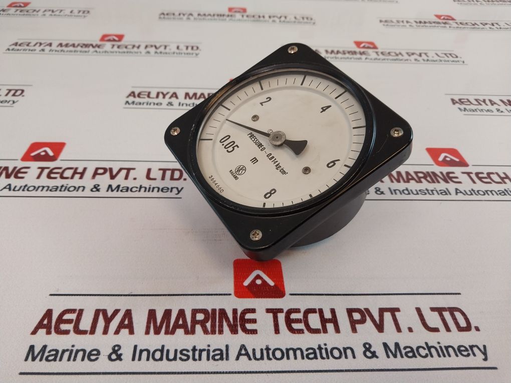 Nagano Keiki Pressure Gauge 0~0.814 Kg/Cm2