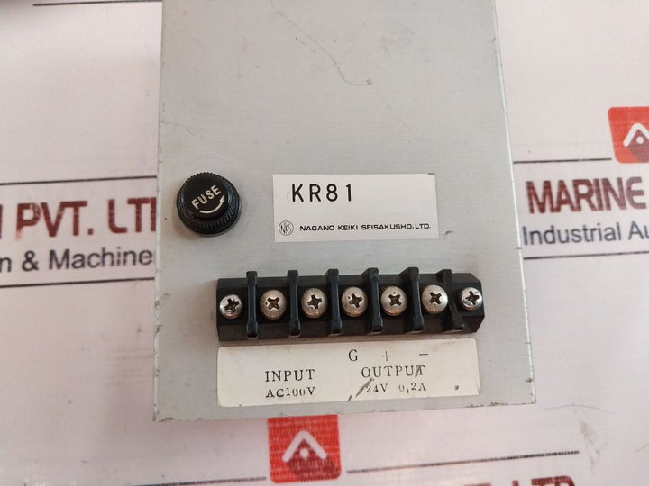 Nagano Keiki Seisakusho Kr81 Plc Module 100V Ac