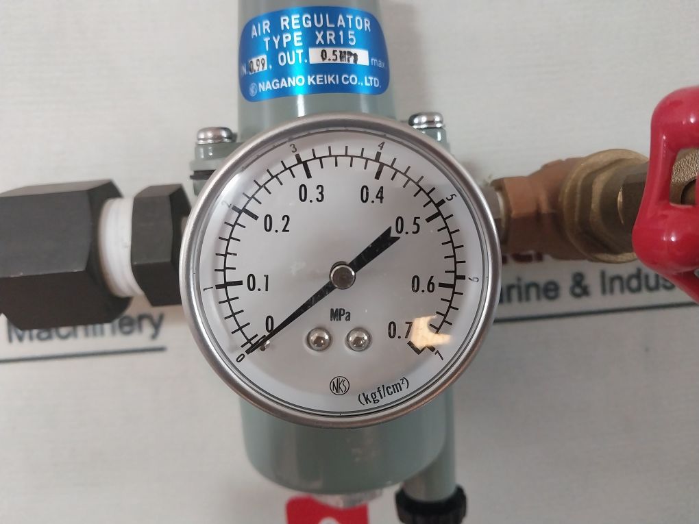 Nagano Keiki Xr15 Air Regulator 0-0.7 Mpa