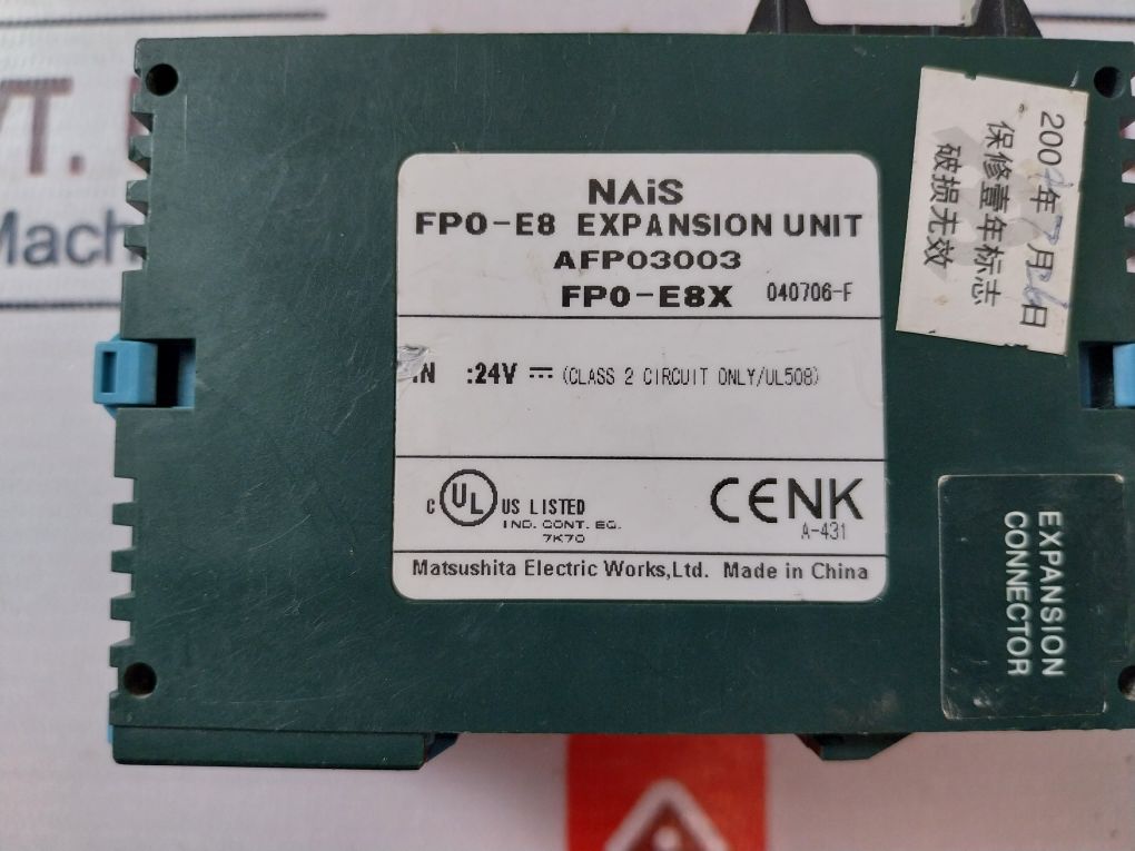 Nais Fp0-c32T Expansion Unit 24V Fp0-e8X
