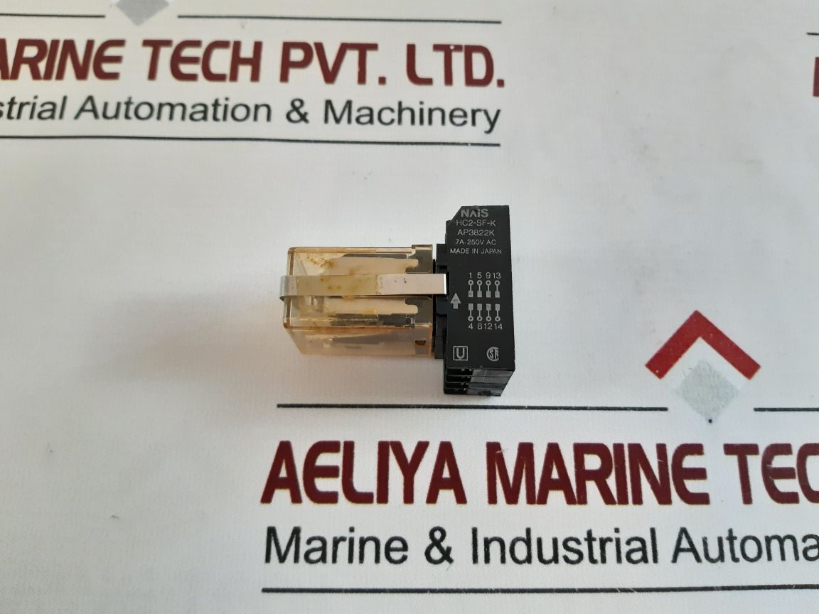Nais Hc2-h-dc12V Relay With Socket Hc2-sf-k
