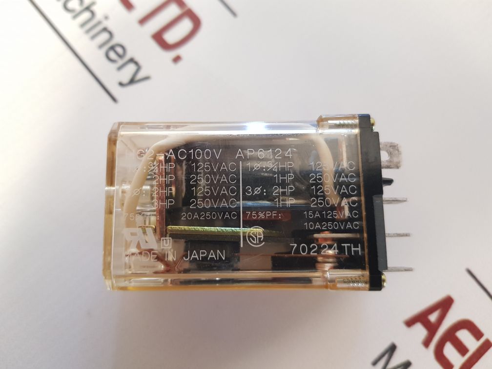 Nais Hg2-ac100V Ap6124 Relay