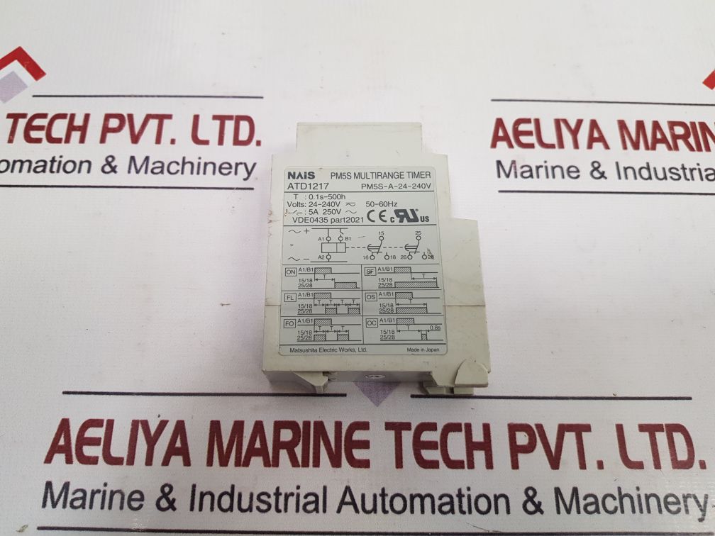 Nais Pm5S-a-24-240V Multirange Timer Atd1217