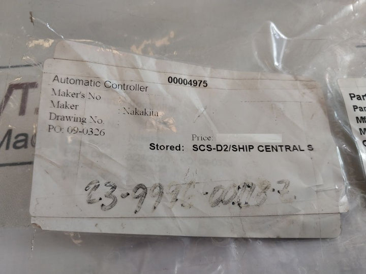 Nakakita 23-9996-00118-z Automatic Controller 0 To 20 Kgf/Cm2