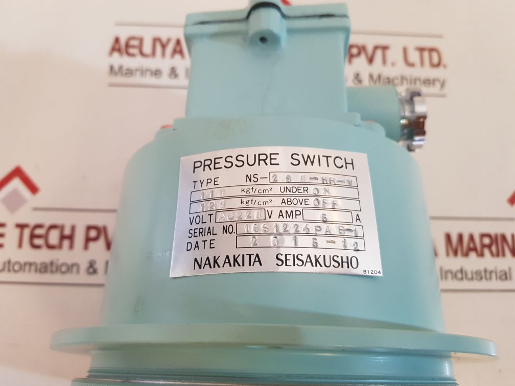 Nakakita Seisakusho Ns-290-hr-v Pressure Switch