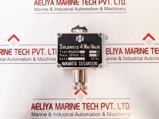 Nakakita Seisakusho 6M/M Ns691 Solenoid 4 Way Valve
