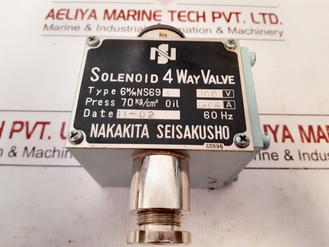 Nakakita Seisakusho 6M/M Ns691 Solenoid 4 Way Valve