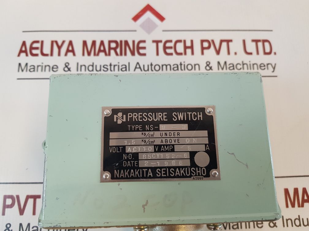 Nakakita Seisakusho Ns-9-3 Pressure Switch