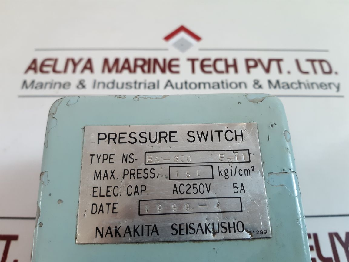 Nakakita Seisakusho Ns-ba-300 Pressure Switch