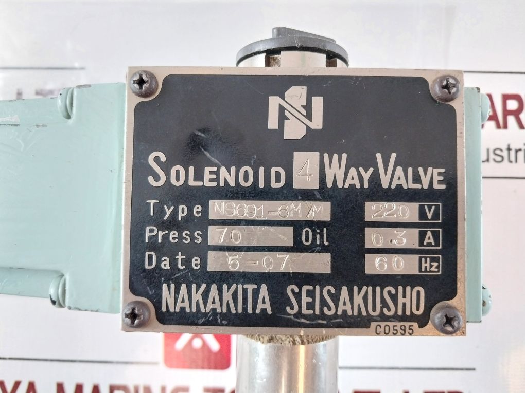 Nakakita Seisakusho Ns691-6M/M Solenoid 4 Way Valve
