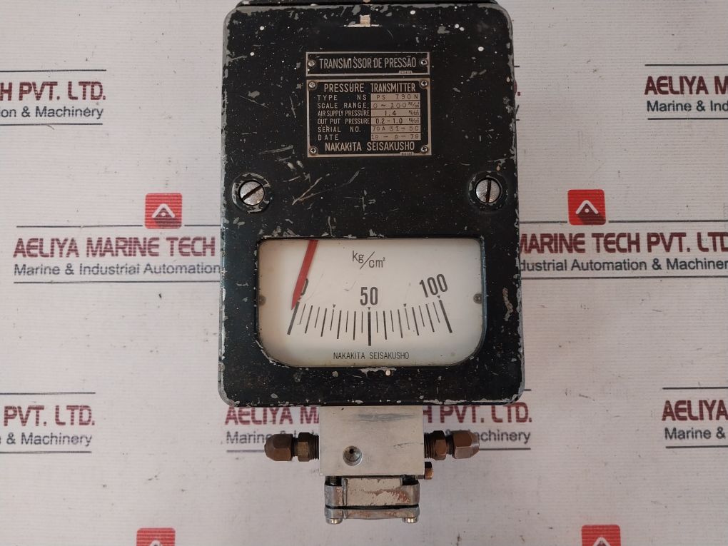Nakakita Seisakusho Nsps 790N Pressure Transmitter 0~100 Kg/Cm2