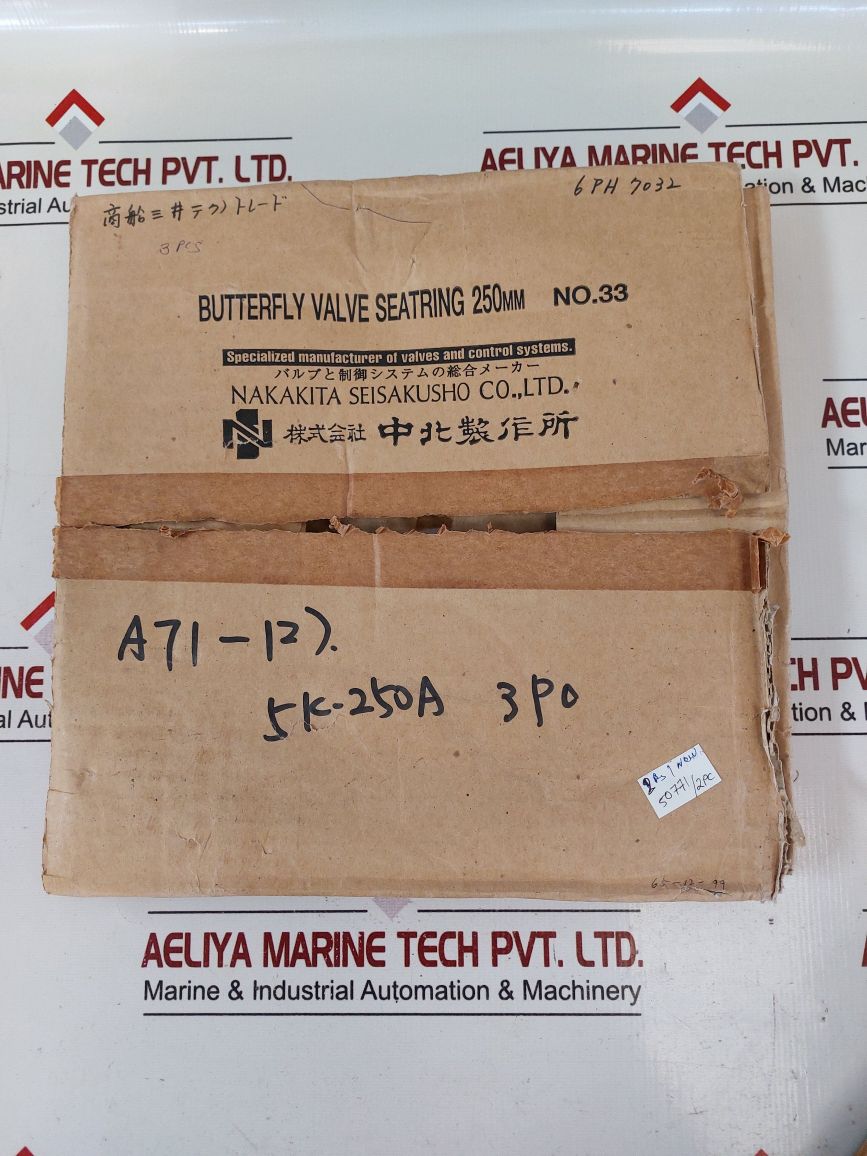 Nakakita Seisakusho Ts-22 Butterfly Valve Seatring 250Mm