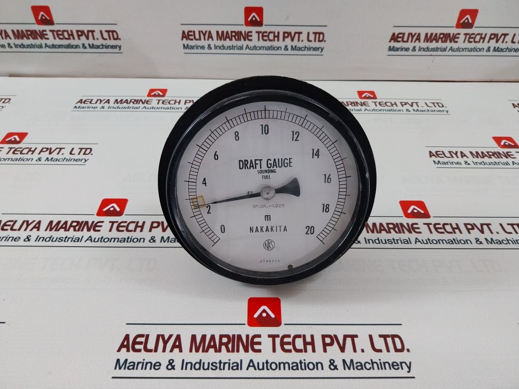 Nakakita Sp.Gr. = 1.025 Draft Gauge Sounding Full