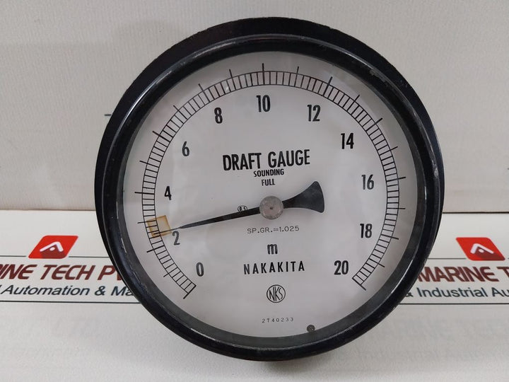 Nakakita Sp.Gr. = 1.025 Draft Gauge Sounding Full