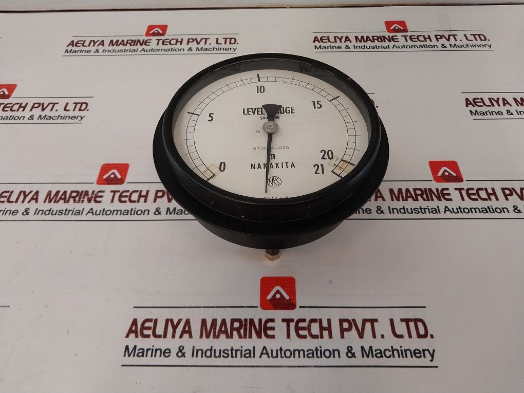 Nakakita Sp.Gr.= 1.025 Level Gauge Sounding Full 0-21 M