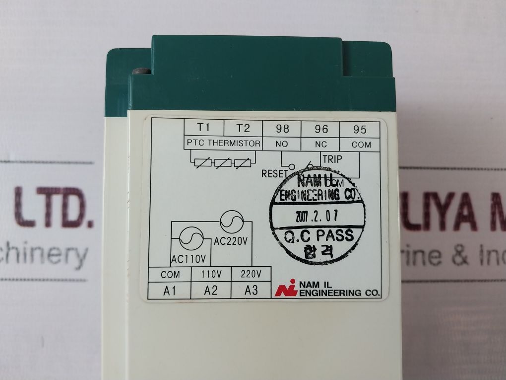 Nam Il Engineering Tr-100 Thermistor Relay 110V-220V