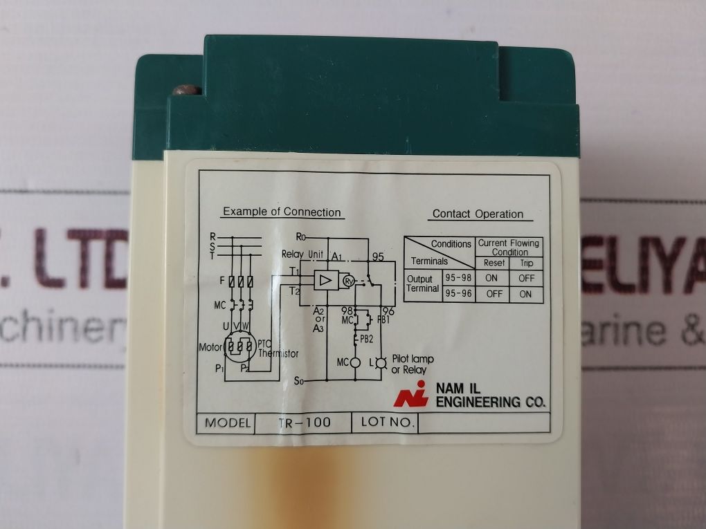 Nam Il Engineering Tr-100 Thermistor Relay 110V-220V