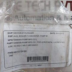 Naniwa 520 Mechanical Seal Kit