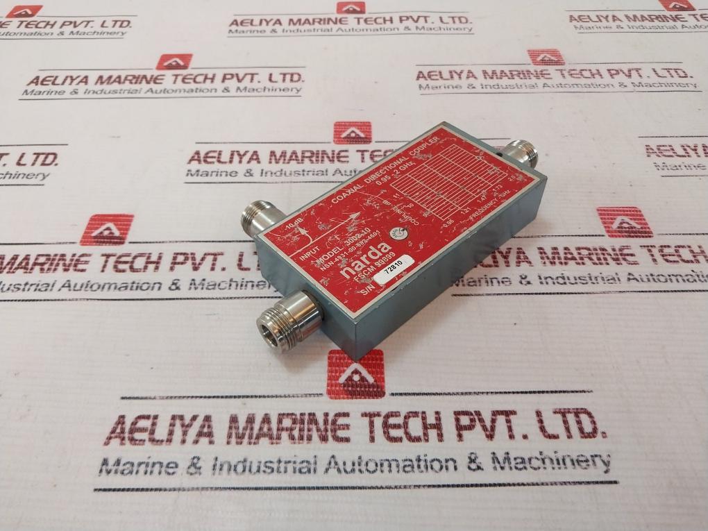 Narda 3002-10 Coaxial Directional Coupler Fscm 99899