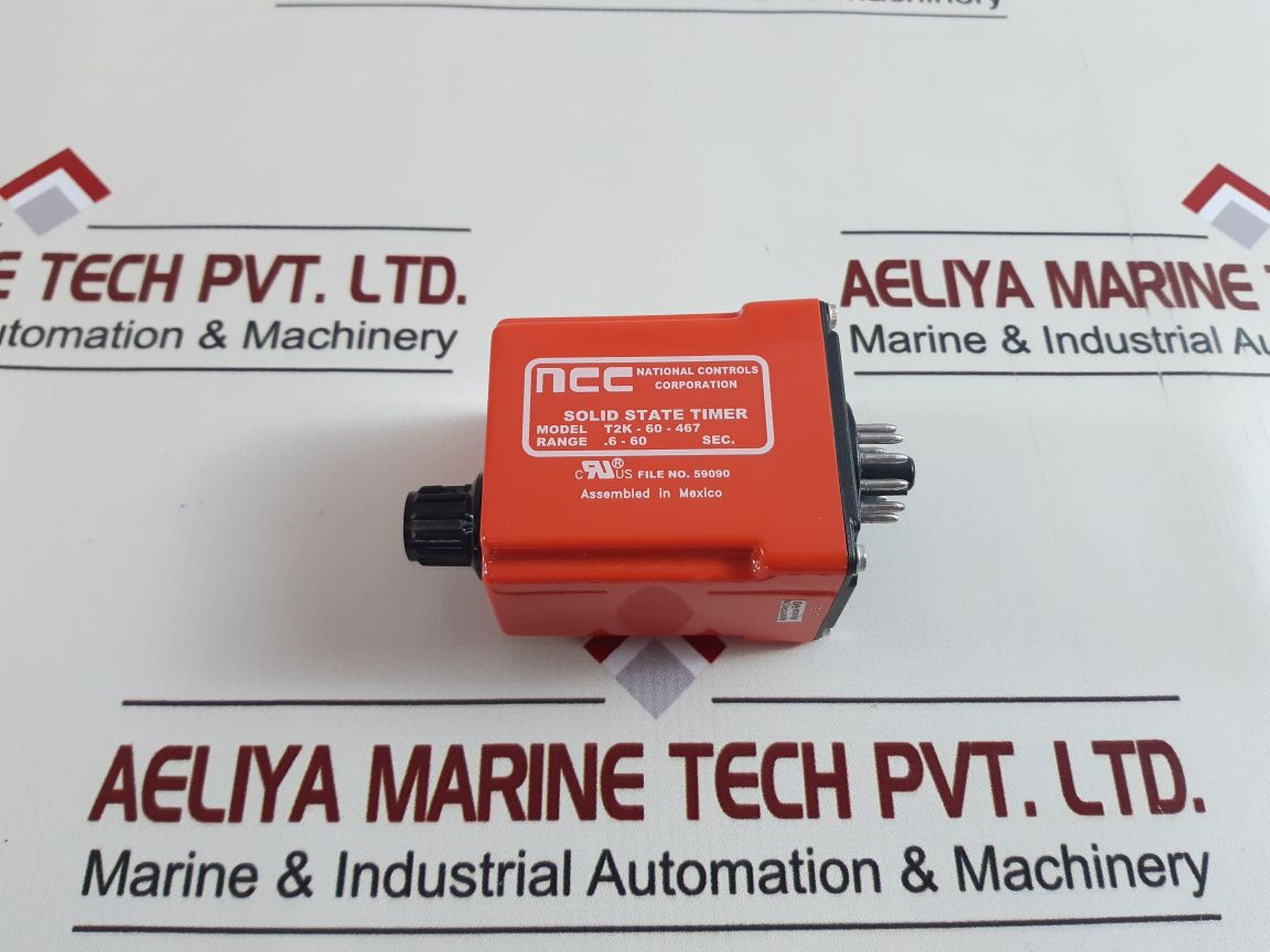 National Controls T2K-00060-467 Solid State Timer – Aeliya Marine Tech