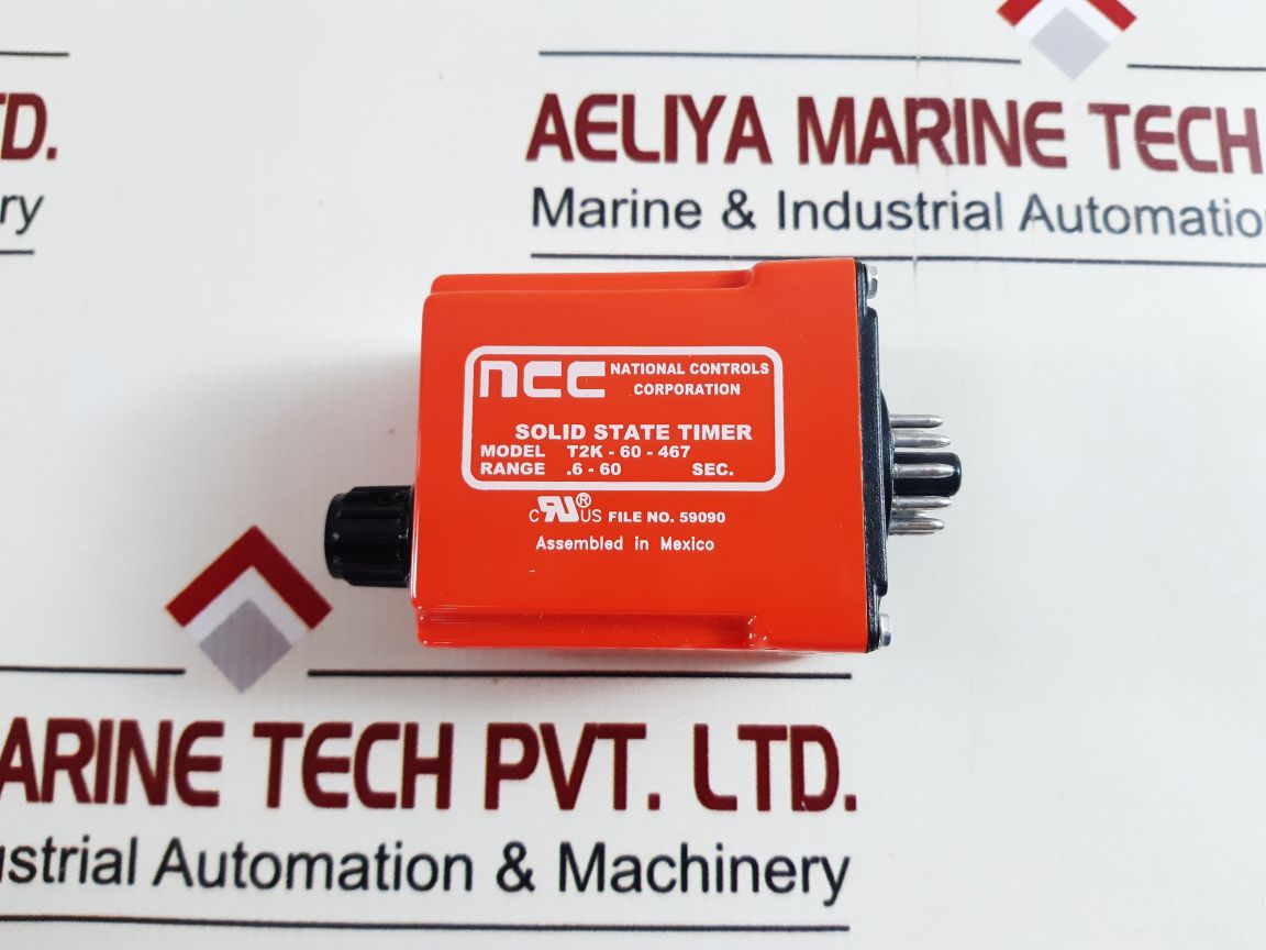 National Controls T2K-00060-467 Solid State Timer